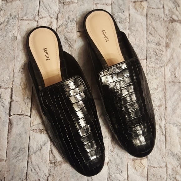 𝅺SCHUTZ AVamel black patten leather loafers - Picture 1 of 7